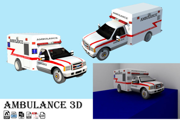 Ambulance: The Ultimate 3D Asset for Modern Design Projects