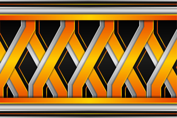 Cross Geometric Background Orange Black: The Ultimate Template for Modern Design Projects