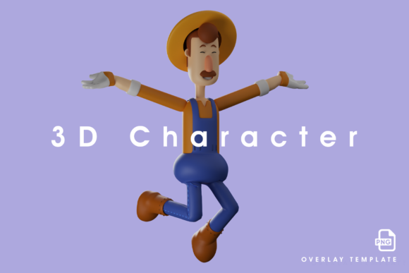 Farmer 3D with Funny Jumping Poses