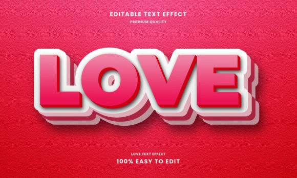 Love Editable 3D Text Effect: A Comprehensive Evaluation