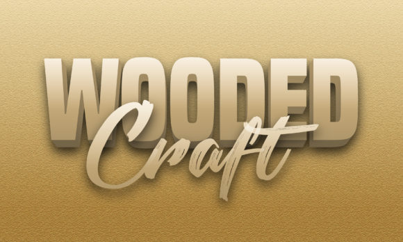 Wooden Craft 3d Text Effect: Elevate Your Brand Identity
